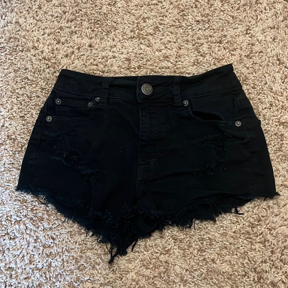 American Eagle Black Shorts